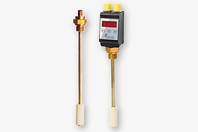 [Translate to English:] Temperatur und Füllstands Schalter/ Sensor mit G1/2, M20x1,5, 7/8-14UNF Behälteranschlüsse