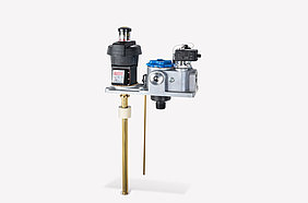 Level monitoring with temperature sensor and additional functions for hydraulic systems