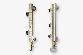 Level monitoring on pressure vessels or large oil-filled housings