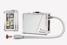 Portable Gasaufbereitung mit geringen Auswascheffekten wasserlöslicher Gaskomponenten