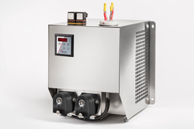 Refroidisseur de gaz avec homologation ATEX et IECEx avec jusqu'à 2 trajets de gaz pour un fonctionnement dans des zones potentiellement explosives.
