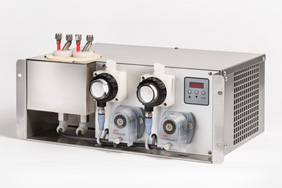 19英寸的压缩机冷却装置，具有最多两个气体路径和集成的颗粒过滤器