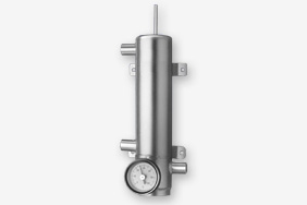 Wasserkühler für Messgas mit Gas-Austritts-Temperatur-Anzeige
